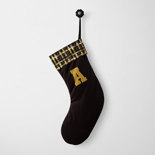 Velvet D9 Inspired Luxury Christmas Stockings with Monogram or Name