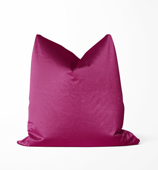 Fuchsia Velvet Pillow Cover, Velvet Pillow Cover, Luxurious Velvet Cover, Cover Only